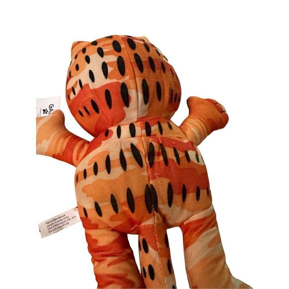 Vintage Y2K Garfield Push with Tags Camouflage Look 13” Retro - Picture 9 of 11